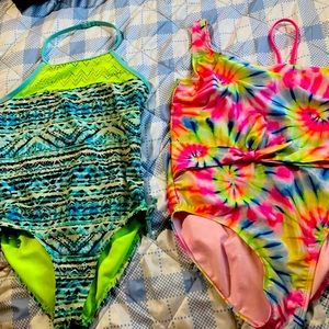 2 bathing suits, both size 12